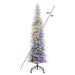 9'Hx34"W PE Frosted Tacoma Fraser Fir Artificial Christmas Tree, Micro LED Pre-Lit (Multi-Mode) -White - G236683LEDCC