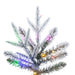 9'Hx34"W PE Frosted Tacoma Fraser Fir Artificial Christmas Tree, Micro LED Pre-Lit (Multi-Mode) -White - G236683LEDCC