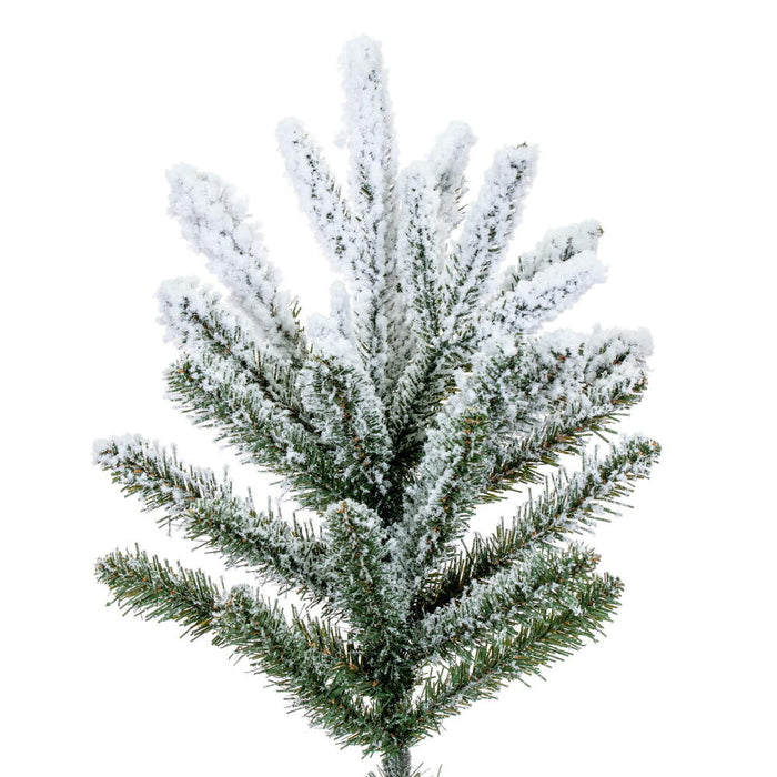 12'Hx44"W PE Frosted Tacoma Fraser Fir Artificial Christmas Tree, Unlit -White - G236690