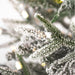10'Hx37"W PE Frosted Tacoma Fraser Fir Artificial Christmas Tree, LED Pre-Lit -White - G236686LED