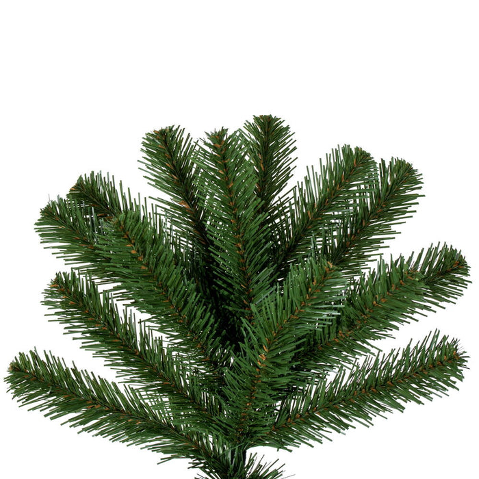 7'6"Hx42"W Slim Deluxe Sequoia Pine Artificial Christmas Tree, Unlit -Green - G237475