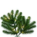 12'Hx60"W Slim Deluxe Sequoia Pine Artificial Christmas Tree, LED Pre-Lit -Green - G237491LED