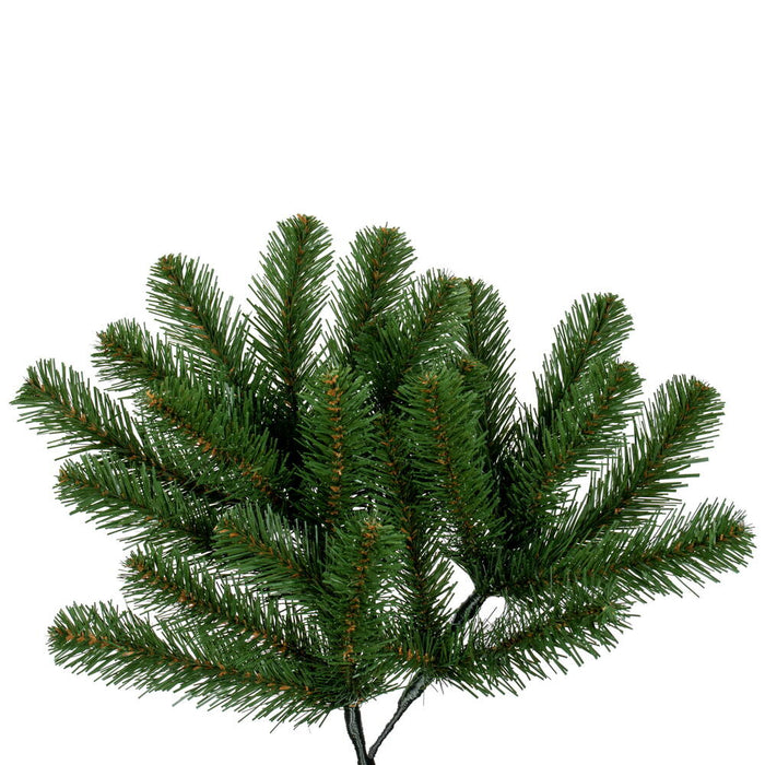 14'Hx68"W Slim Deluxe Sequoia Pine Artificial Christmas Tree, Unlit -Green - G237495