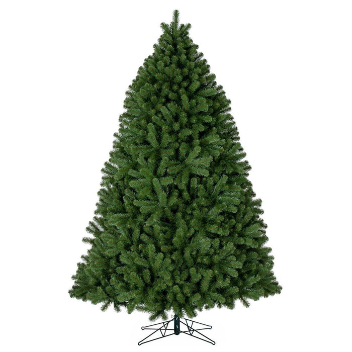 9'Hx70"W Deluxe Sequoia Pine Artificial Christmas Tree, Unlit -Green - G237580