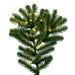 12'Hx78"W Deluxe Sequoia Pine Artificial Christmas Tree, LED Pre-Lit -Green - G237591LED