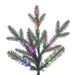 12'Hx73"W PE Colorado Fir Artificial Christmas Tree, Micro LED Pre-Lit (Multi-Mode) -Green - G250293LEDCC