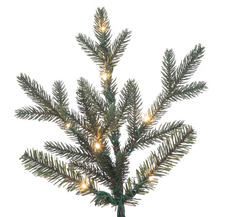 10'Hx67"W PE Colorado Fir Artificial Christmas Tree, Micro LED Pre-Lit (Multi-Mode) -Green - G250288LEDCC
