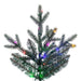 9'Hx59"W PE Colorado Blue Fir Artificial Christmas Tree, Micro LED Pre-Lit (Multi-Mode) -Green - G250683LEDCC