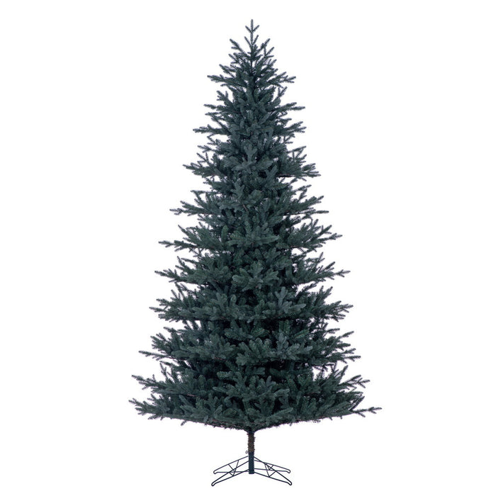 10'Hx67"W PE Colorado Blue Fir Artificial Christmas Tree, Unlit -Green - G250685