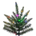 6'6"Hx37"W Noel Fir Artificial Christmas Tree, Micro LED Pre-Lit (Multi-Mode) -Green - G251468LEDCC