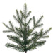 6'6"Hx51"W PE Orchard Fraser Fir Artificial Christmas Tree, Unlit -Green - G252265