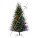 6'6"Hx51"W PE Orchard Fraser Fir Artificial Christmas Tree, Micro LED Pre-Lit (Multi-Mode) -Green - G252268LEDCC
