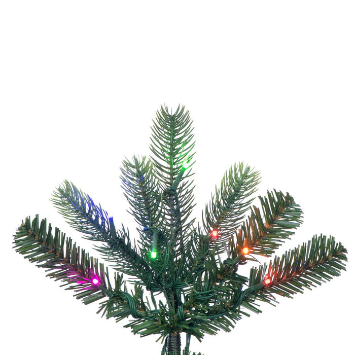 10'Hx59"W PE Vermont Spruce Artificial Christmas Tree, Micro LED Pre-Lit (Multi-Mode) -Green - G254288LEDCC
