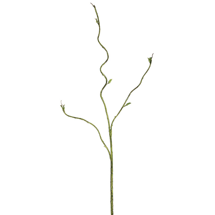 37.5" Artificial Curly Willow Stem -Green (pack of 12) - GJW001-GR