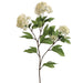 27" Silk Snowball Flower Spray -Cream/White (pack of 12) - GS2660-CR/WH