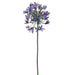 36" Silk Agapanthus Flower Spray -Purple (pack of 6) - GTA191-PU