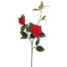 35" Silk Real Touch Camellia Flower Spray -Red (pack of 12) - GTC136-RE