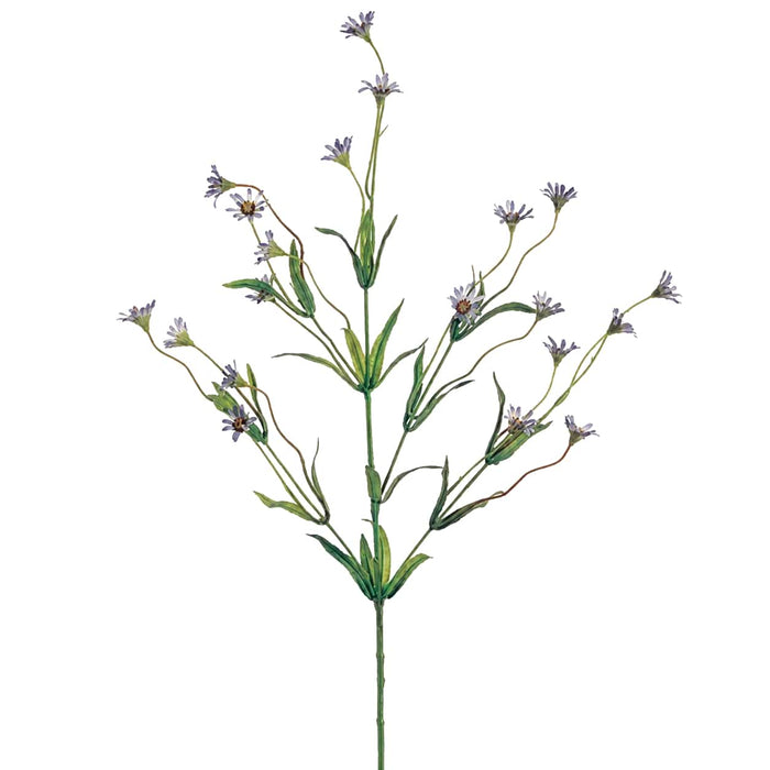 29" Silk Wild Daisy Flower Spray -Blue (Pack of 12) - GTD017-BL