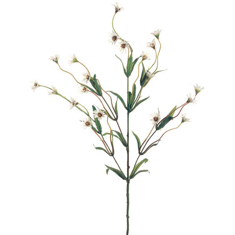 29" Silk Wild Daisy Flower Spray -Cream/White (pack of 12) - GTD017-CR/WH