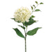 34" Silk Hydrangea Flower Spray -Cream/White (pack of 12) - GTH402-CR/WH