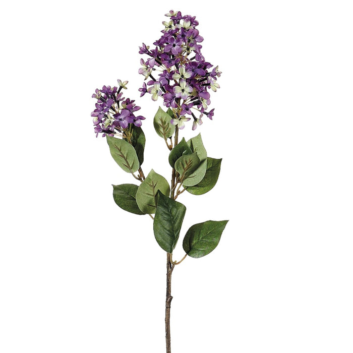 28.5" Silk English Lilac Flower Spray -2 Tone Lavender (pack of 12) - GTL200-LV/TT