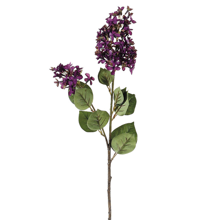 28.5" Silk English Lilac Flower Spray -2 Tone Purple (pack of 12) - GTL200-PU/TT