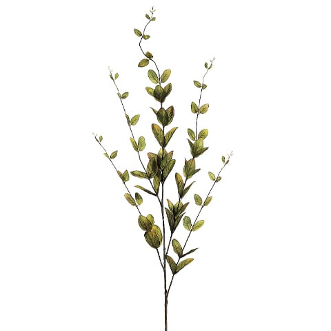 46" Silk Lonicera Leaf Stem -Green (pack of 12) - GTL630-GR