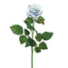 27.5" Silk Confetti Large Rose Flower Spray -Soft Blue (pack of 12) - GTR456-BL/SO