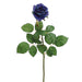 27.5" Silk Confetti Large Rose Flower Spray -Blue (pack of 12) - GTR456-BL