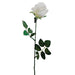 27" Silk Rose Bud Flower Spray -Cream/White (pack of 24) - GTR501-CR/WH