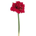 29" Hand-Wrapped Silk Amaryllis Flower Spray -Red (Pack of 6) - HSA432-RE