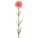 21.5" Handwrapped Carnation Silk Flower Stem -Coral (pack of 24) - HSC513-CO