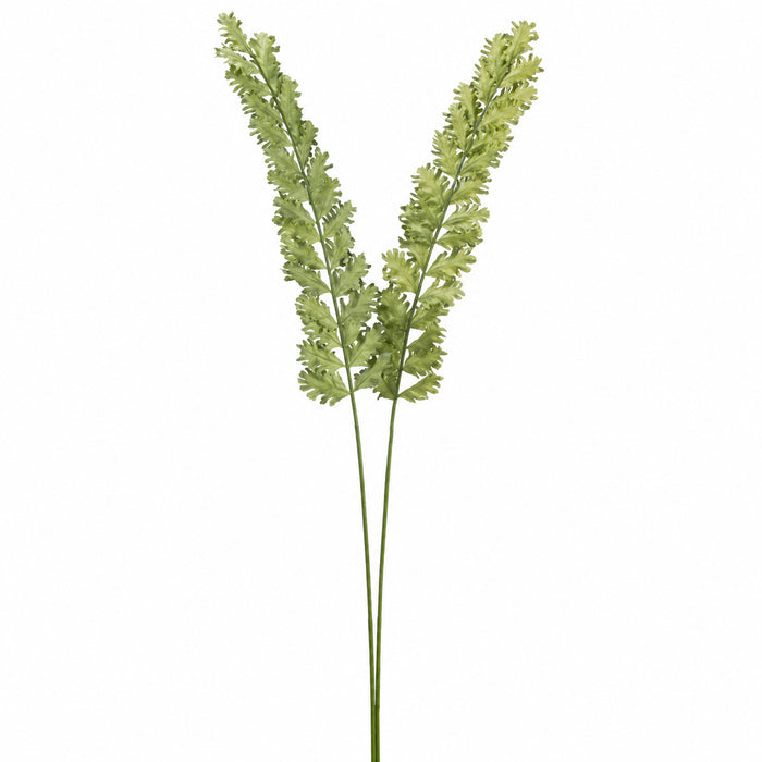 63" Silk Ruffle Fern Stem Bundle -2 Tone Green (Pack of 4) - HSF226-GR/TT