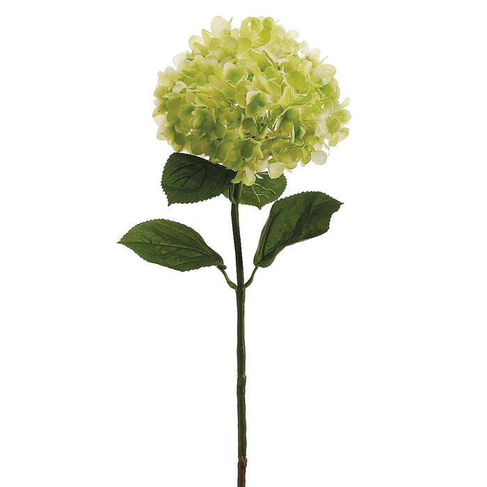 30" Handwrapped Silk Garden Hydrangea Flower Spray -Green (pack of 6) - HSH054-GR