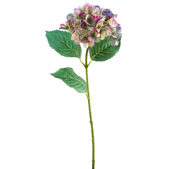31" Handwrapped Silk Hydrangea Flower Spray -Boysenberry/Purple (pack of 12) - HSH428-BB/PU
