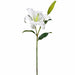 36" Silk Casablanca Lily Flower Stem -White (Pack of 12) - HSL183-WH