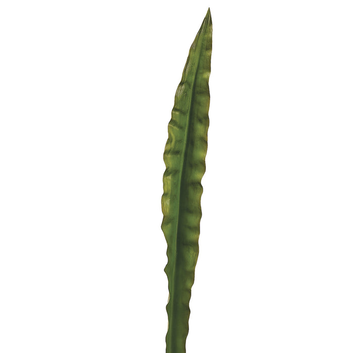 38" Silk Gymea Sword Leaf Stem -Green/Burgundy (pack of 12) - HSL421-GR/BU