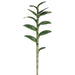29" Hand-Wrapped Silk Dendrobium Orchid Leaf Plant Stem -Green (Pack of 6) - HSL475-GR
