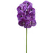 33" Handwrapped Vanda Orchid Silk Flower Stem -Eggplant (pack of 6) - HSO005-EP