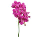 18.5" Handwrapped Silk Small Phalaenopsis Orchid Flower Spray -Violet (pack of 12) - HSO159-VI