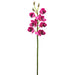 47" Handwrapped Cymbidium Orchid Silk Flower Stem -Beauty (pack of 6) - HSO589-BT
