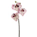 30" Handwrapped Silk Phalaenopsis Orchid Flower Spray -White/Orchid (pack of 12) - HSO670-WH/OC