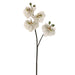 32" Handwrapped Silk Phalaenopsis Orchid Flower Spray -White/Green (pack of 6) - HSO673-WH/GR