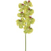 12.5" Hand-Wrapped Baby Vanda Orchid Silk Flower Stem -Green (Pack of 6) - HSO850-GR