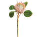 26" Queen Protea Silk Flower Stem -Pink/Green (pack of 12) - HSP005-PK/GR