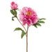 22.5" Handwrapped Silk Vintage Peony Flower Spray -Orchid (pack of 12) - HSP619-OC