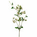 44" Rose Silk Flower Stem -White (Pack of 12) - HSR142-WH