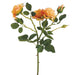 22.5" Handwrapped Silk Rose Flower Spray -Peach (pack of 12) - HSR364-PE