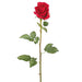 28" Handwrapped Silk French Rose Flower Spray -Red (pack of 12) - HSR708-RE