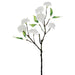 20" Handwrapped Silk Snowball Flower Spray -White (pack of 12) - HSS702-WH